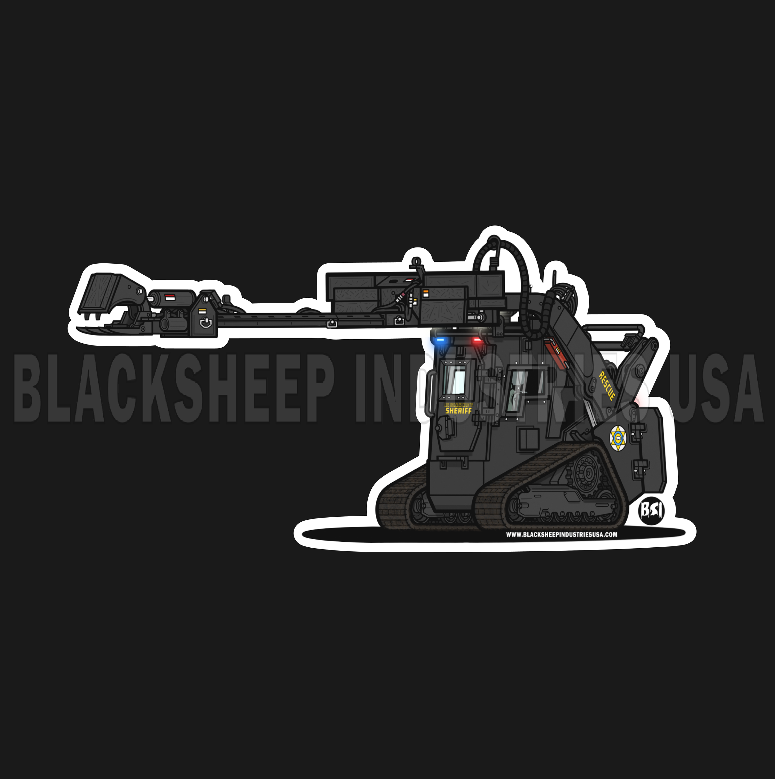 レビュー高評価アイテム特集｜ファッション通販 S.W.A.T S.E.B ) CA ( LASD Stickers Industries Blacksheep — 個人装備